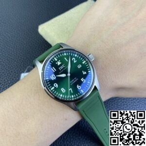 M+ Factory Replica IWC Pilot IW328205 Green Dial