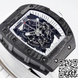 ZF Factory Replica Richard Mille RM055 Series White Rubber Strap