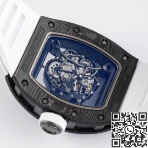 ZF Factory Replica Richard Mille RM055 Series White Rubber Strap