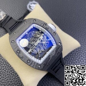 ZF Factory Replica Richard Mille RM055 Series Black Rubber Strap