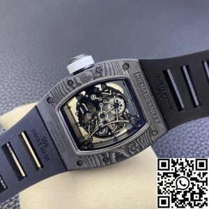 ZF Factory Replica Richard Mille RM055 Series Black Rubber Strap