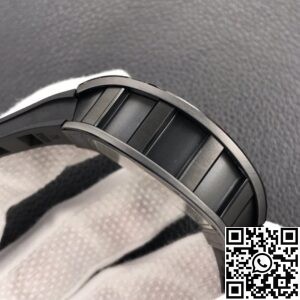 ZF Factory Replica Richard Mille RM052-01 Series Black Ceramic Rose Gold Skull Dial