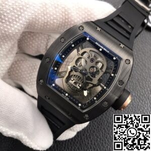 ZF Factory Replica Richard Mille RM052-01 Series Black Ceramic Skull Dial