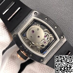 ZF Factory Replica Richard Mille RM052-01 Series Black Ceramic Skull Dial