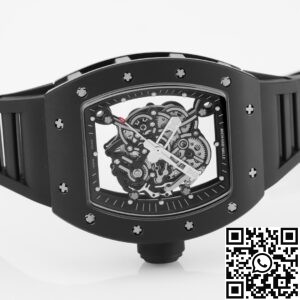KV Factory Replica Richard Mille RM055 Series Black Ceramics