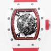 KV Factory Replica Richard Mille RM055 Series V5 Red Rubber Strap
