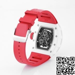 KV Factory Replica Richard Mille RM055 Series V5 Red Rubber Strap