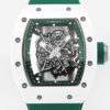 KV Factory Replica Richard Mille RM055 Series V5 Green Rubber Strap