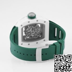 KV Factory Replica Richard Mille RM055 Series V5 Green Rubber Strap