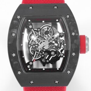 KV Factory Replica Richard Mille RM055 Series V5 Red Nylon Strap