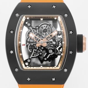 KV Factory Replica Richard Mille RM055 Series V5 Yellow Rubber Strap