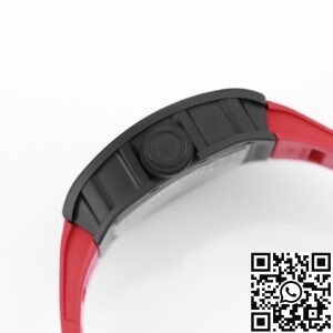 KV Factory Replica Richard Mille RM055 Series V5 Red Rubber Strap
