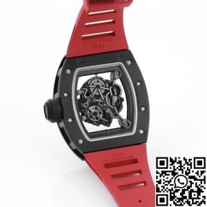 KV Factory Replica Richard Mille RM055 Series V5 Red Rubber Strap