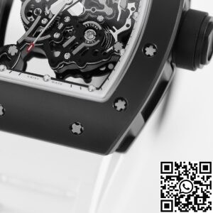 KV Factory Replica Richard Mille RM055 Series V5 White Rubber Strap