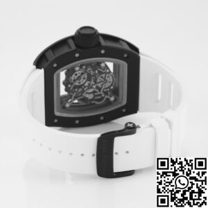 KV Factory Replica Richard Mille RM055 Series V5 White Rubber Strap