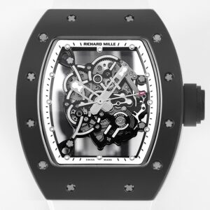 KV Factory Replica Richard Mille RM055 Series V5 White Rubber Strap