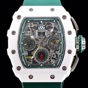 KV Factory Replica Richard Mille RM011-03 Series White Ceramic Case