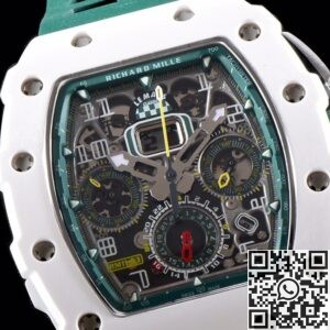 KV Factory Replica Richard Mille RM011-03 Series White Ceramic Case