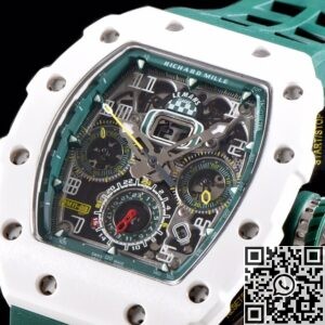 KV Factory Replica Richard Mille RM011-03 Series White Ceramic Case