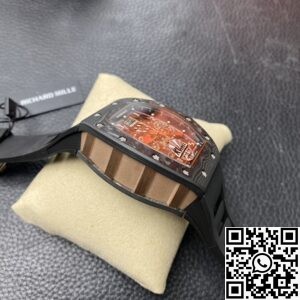 KV Factory Replica Richard Mille RM011 Red Dial Series Carbon Fiber Watch Case