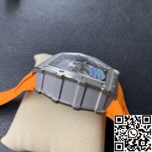 KV Factory Replica Richard Mille RM011 Series Orange Rubber Strap