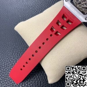 KV Factory Replica Richard Mille RM011 Series Red Rubber Strap