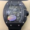 KV Factory Replica Richard Mille RM011 Series Black Ceramic Case
