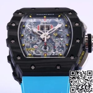 KV Factory Replica Richard Mille RM011 Series KV Factory Replica Richard Mille RM011 Series White Rubber Strap