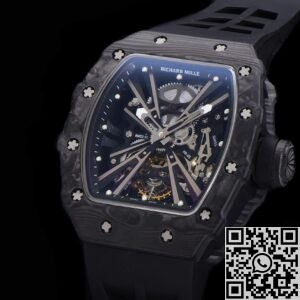 KV Factory Replica Richard Mille RM011 Tourbillon Series Carbon Fiber Watch Case