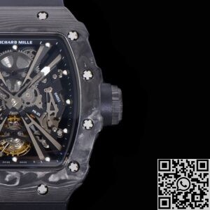 KV Factory Replica Richard Mille RM011 Tourbillon Series Carbon Fiber Watch Case