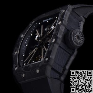 KV Factory Replica Richard Mille RM011 Tourbillon Series Carbon Fiber Watch Case