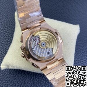 3K Factory Replica Patek Philippe Nautilus 5980/1R-001 Gold Dial