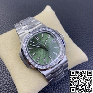 3K Factory Replica Patek Philippe Nautilus 5711/1300A-001 Diamond Bezel