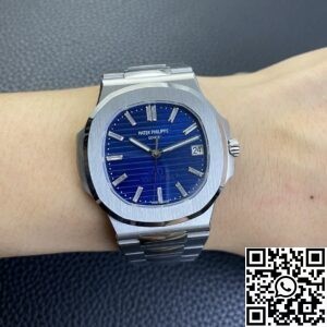 3K Factory Replica Patek Philippe Nautilus 5711/1P Blue Dial
