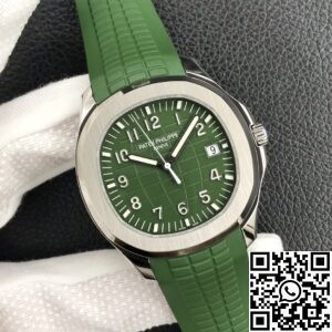 3K Factory Replica Patek Philippe Aquanaut 5168G-010 Green Dial