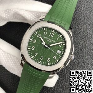 3K Factory Replica Patek Philippe Aquanaut 5168G-010 Green Dial