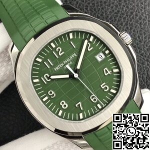 3K Factory Replica Patek Philippe Aquanaut 5168G-010 Green Dial