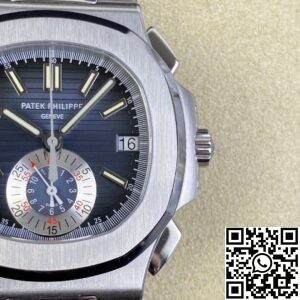 PPF Factory Replica Patek Philippe Nautilus 5980/1A-001 Series Blue Dial