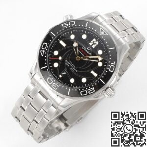VS Factory Replica Omega Seamaster Diver 300M 210.22.42.20.01.004 Black Dial Series