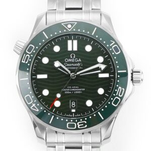 VS Factory Replica Omega Seamaster Diver 300M 210.32.42.20.10.001 Green Rubber Strap Series