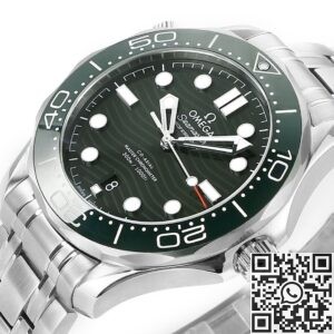 VS Factory Replica Omega Seamaster Diver 300M 210.30.42.20.10.001 Green Dial Series AAA