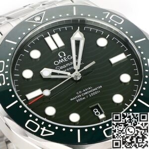 VS Factory Replica Omega Seamaster Diver 300M 210.32.42.20.10.001 Green Rubber Strap Series