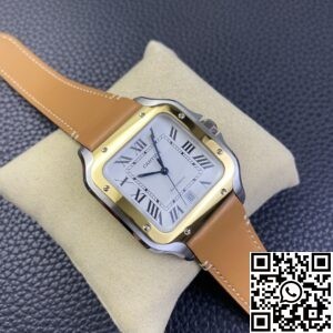 BV Factory Replica Cartier Santos W2SA0006 Leather Strap Series