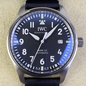 M+ Factory Replica IWC Pilot IW328201 Black Leather Strap