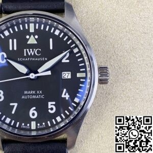 M+ Factory Replica IWC Pilot IW328201 Black Leather Strap