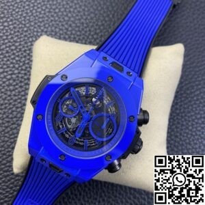 BBF Factory Replica Hublot Big Bang Unico 411.ES.5119.RX Blue Ceramics Series
