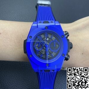 BBF Factory Replica Hublot Big Bang Unico 411.ES.5119.RX Blue Ceramics Series