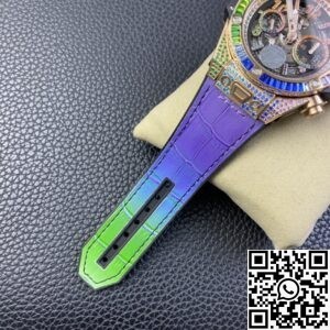 ZF Factory Replica Hublot BIG BANG Unico 411.OX.9910.LR.0999 Rainbow Rose Gold Case Series