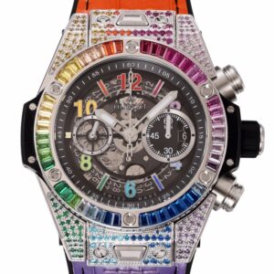 ZF Factory Replica Hublot BIG BANG Unico 411.NX.1117.LR.0999 Rainbow Skeleton Dial Series