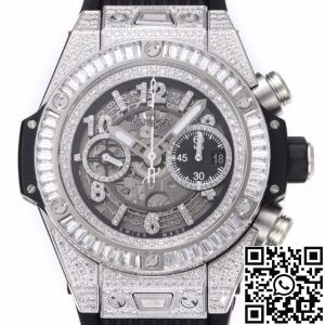 BBF Factory Replica Hublot Big Bang Unico 421.NX.1170.RX.0904 Full Diamond Watch